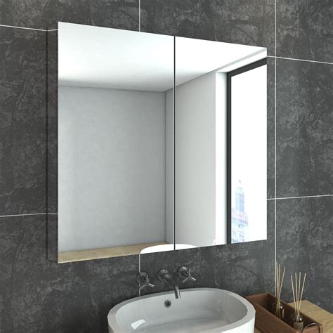 mirror cabinet stainless steel|non mirrored bathroom wall cabinets.